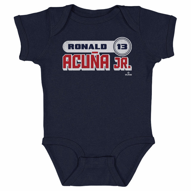 Ronald Acuna Jr. Kids Baby Onesie | 500 LEVEL