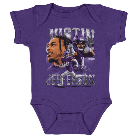 Justin Jefferson Kids Baby Onesie | 500 LEVEL