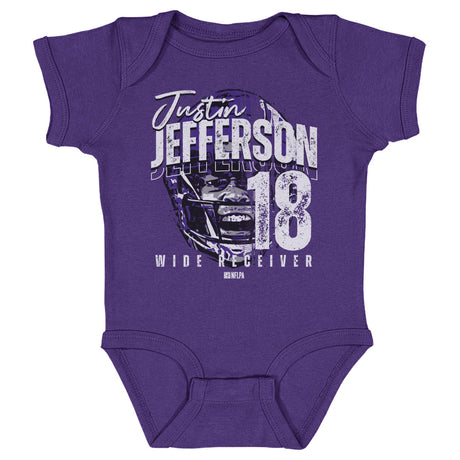 Justin Jefferson Kids Baby Onesie | 500 LEVEL