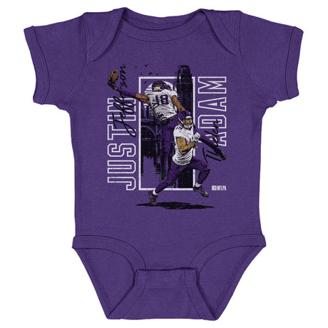 Justin Jefferson Kids Baby Onesie | 500 LEVEL
