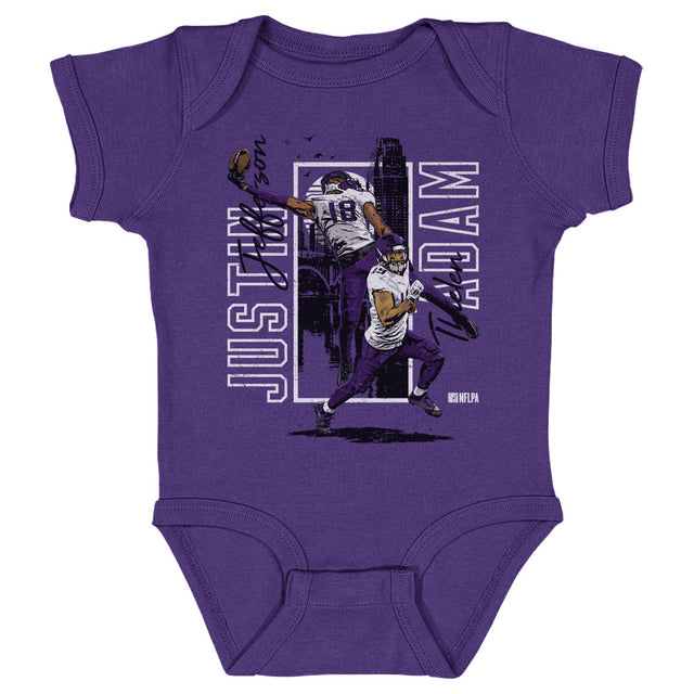 Justin Jefferson Kids Baby Onesie | 500 LEVEL