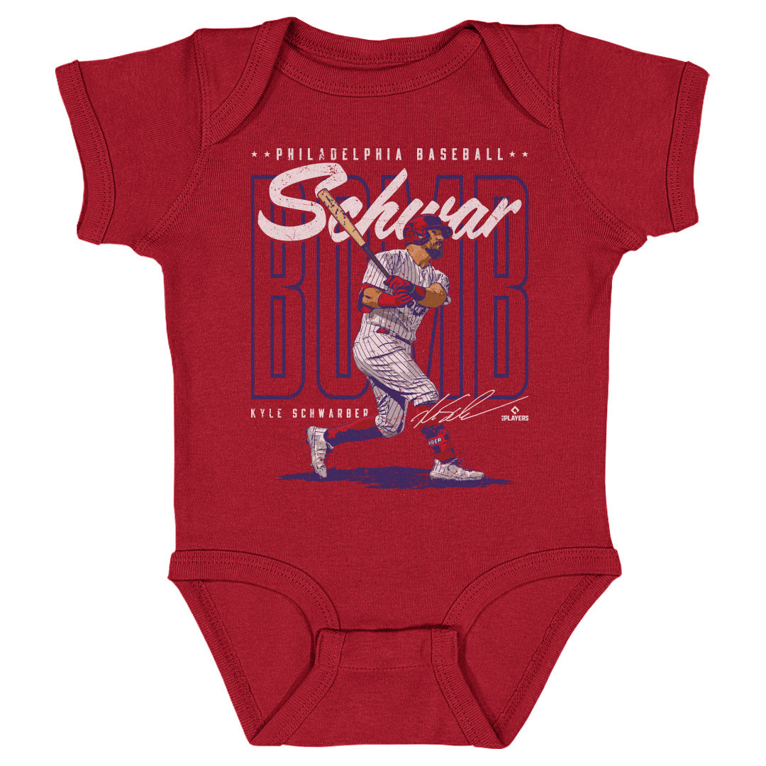 Kyle Schwarber Kids Baby Onesie | 500 LEVEL