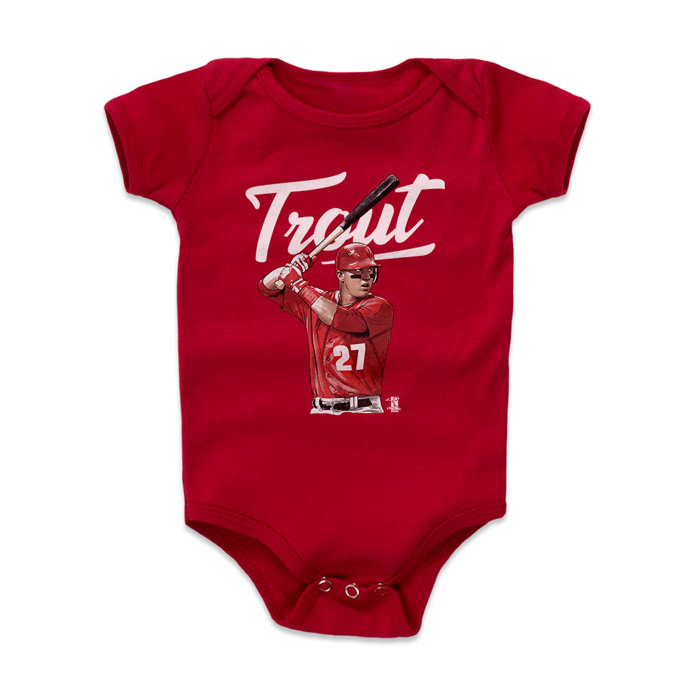 Mike Trout Kids Baby Onesie | 500 LEVEL