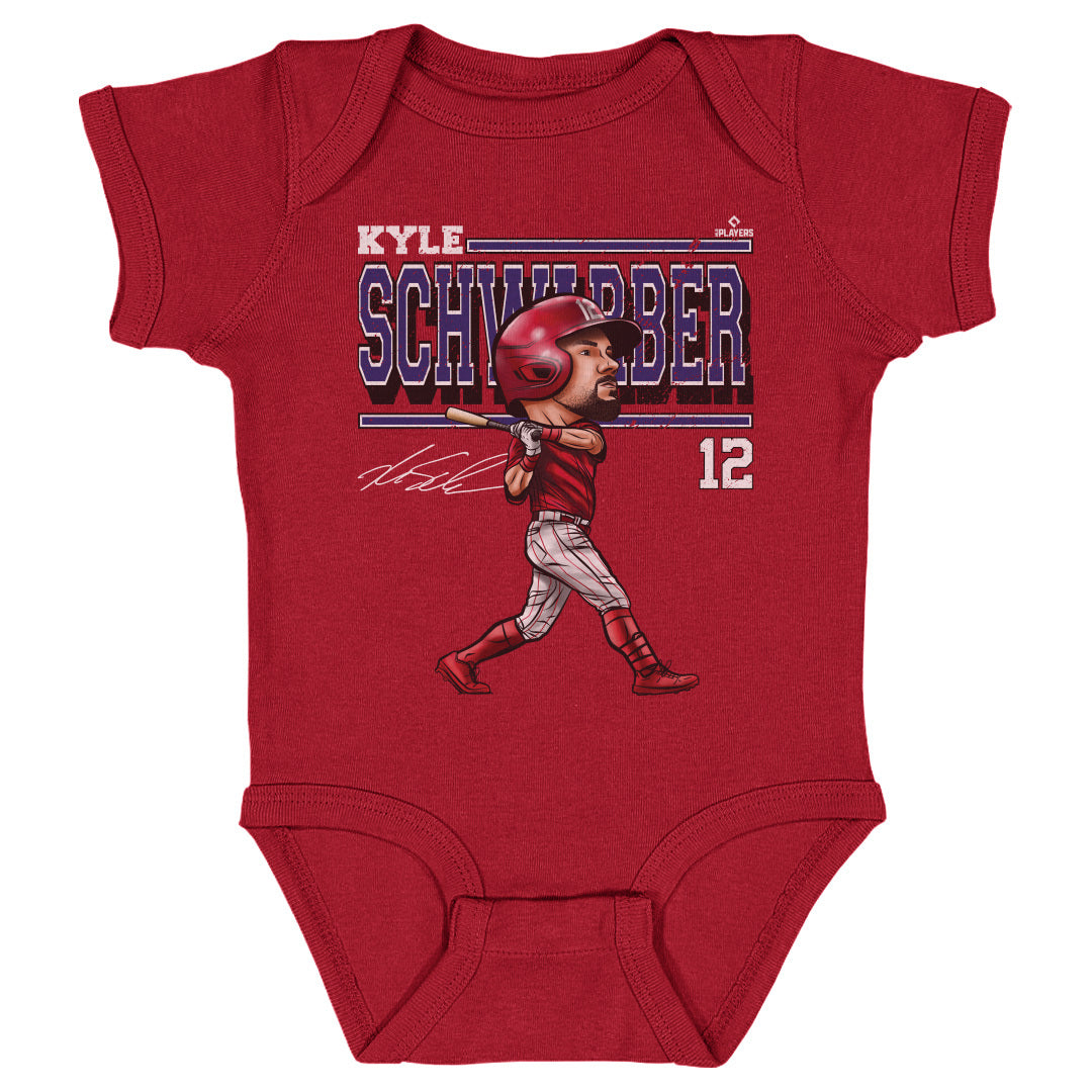 Kyle Schwarber Kids Baby Onesie | 500 LEVEL