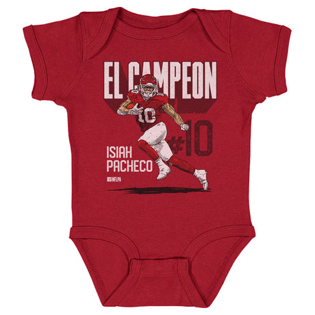 Isiah Pacheco Kids Baby Onesie | 500 LEVEL