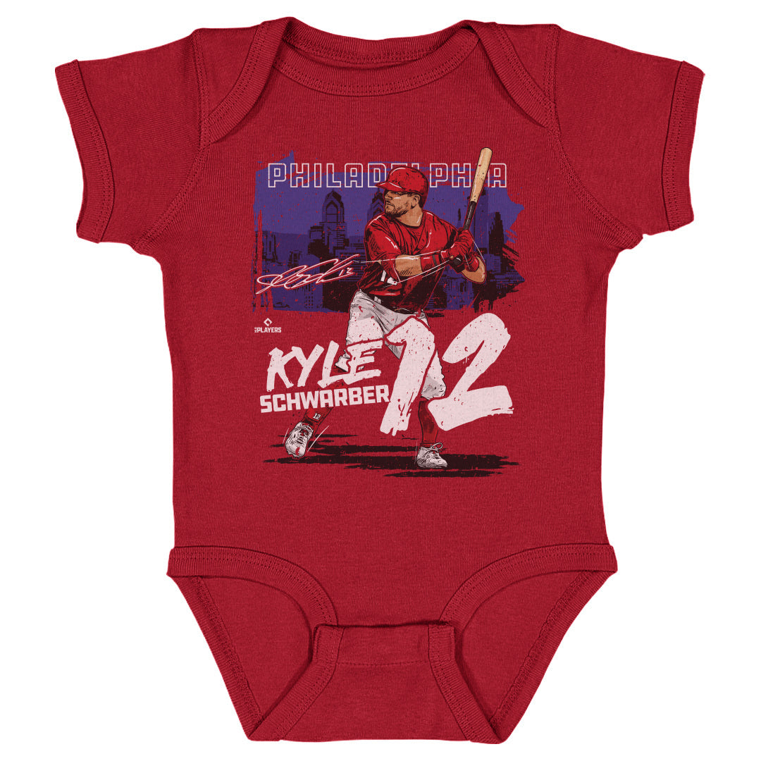 Kyle Schwarber Kids Baby Onesie | 500 LEVEL