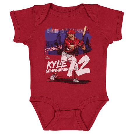 Kyle Schwarber Kids Baby Onesie | 500 LEVEL