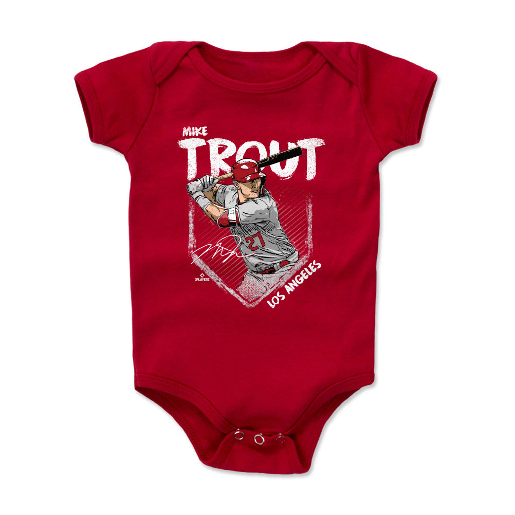 Mike Trout Baby Clothes, Los Angeles Baseball Kids Baby Onesie