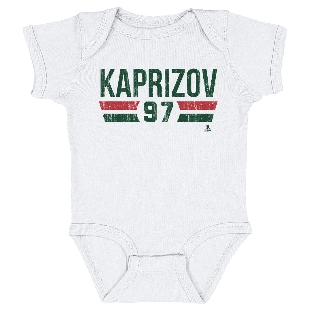 Kirill Kaprizov Kids Baby Onesie | 500 LEVEL