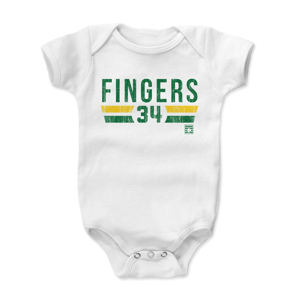 Rollie Fingers Kids Baby Onesie | 500 LEVEL