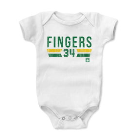 Rollie Fingers Kids Baby Onesie | 500 LEVEL