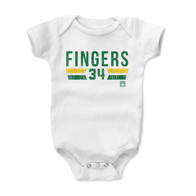 Rollie Fingers Kids Baby Onesie | 500 LEVEL