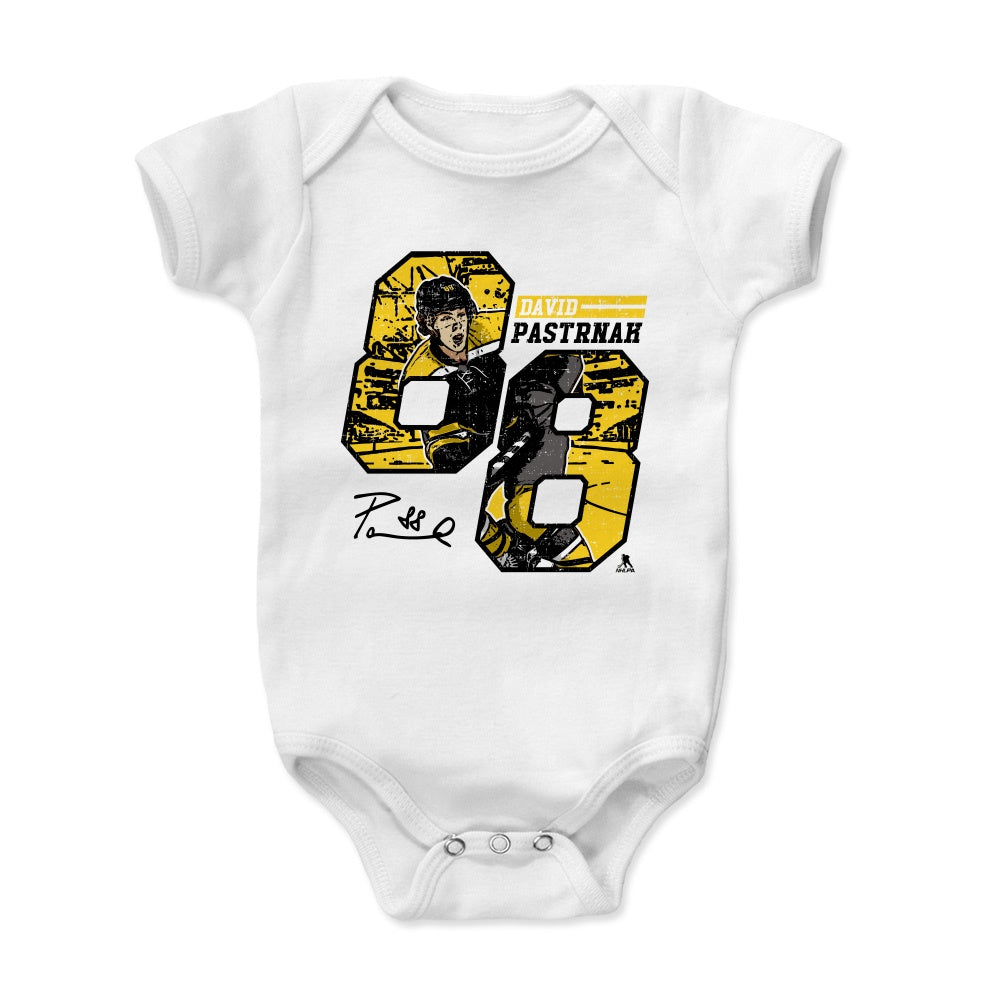 David Pastrnak Kids Baby Onesie | 500 LEVEL