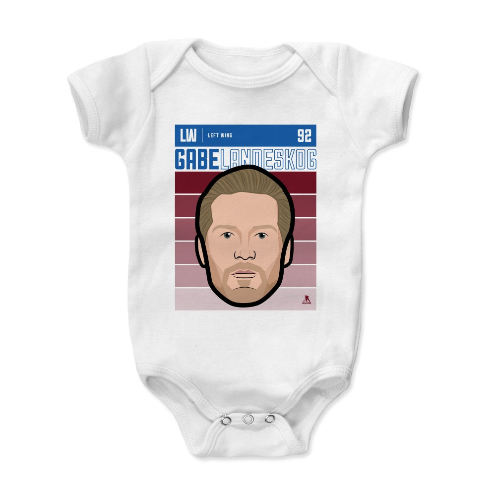 Gabriel Landeskog Kids Baby Onesie | 500 LEVEL