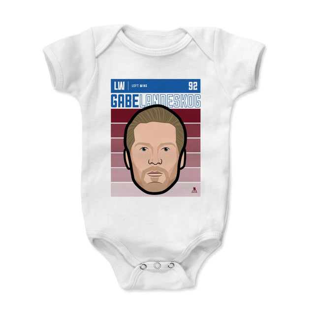Gabriel Landeskog Kids Baby Onesie | 500 LEVEL