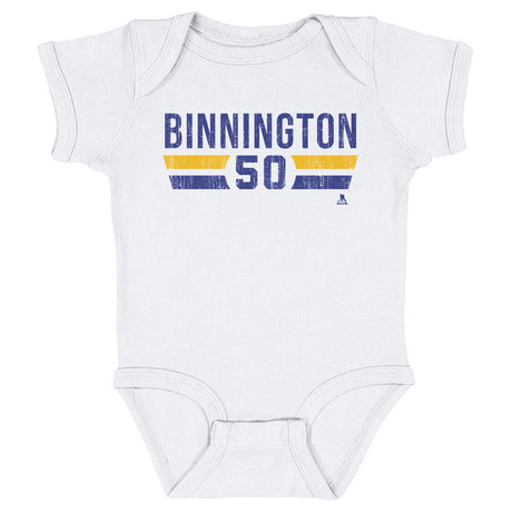 Jordan Binnington Kids Baby Onesie | 500 LEVEL