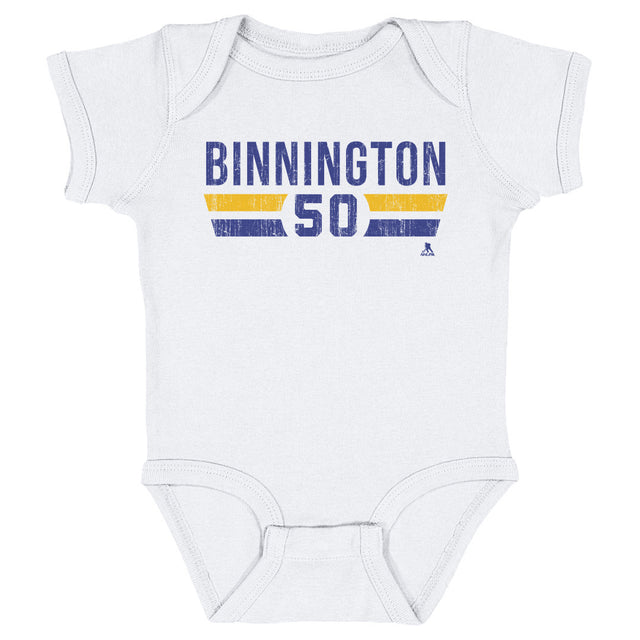 Jordan Binnington Kids Baby Onesie | 500 LEVEL