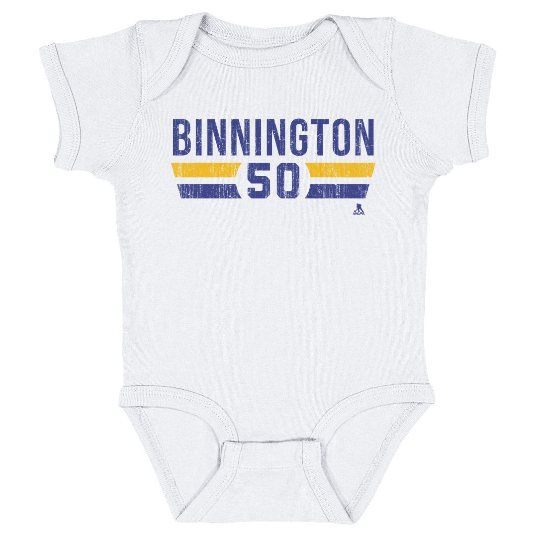 Jordan Binnington Kids Baby Onesie | 500 LEVEL