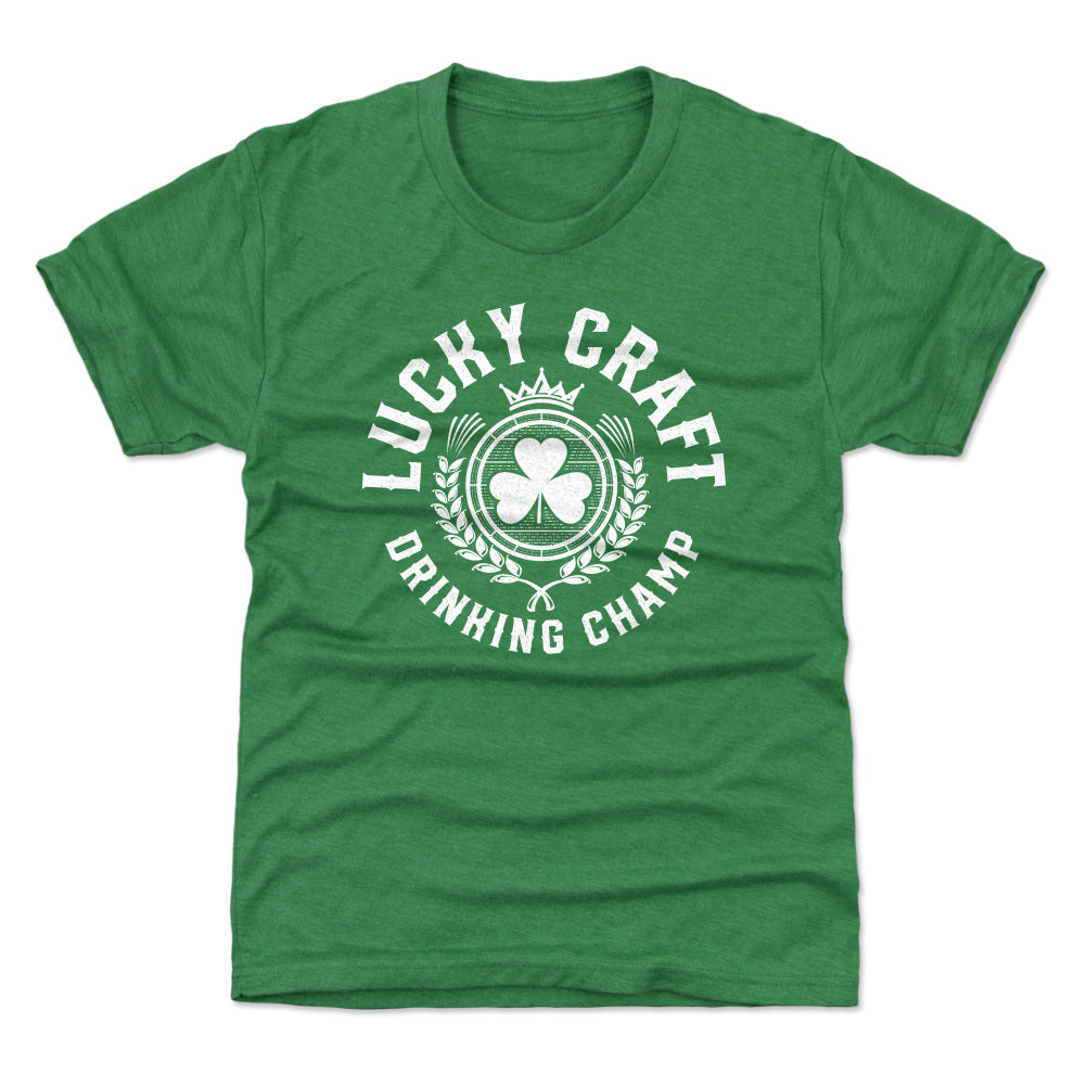 St. Patrick&#39;s Day 3 Leaf Clover Kids T-Shirt | 500 LEVEL