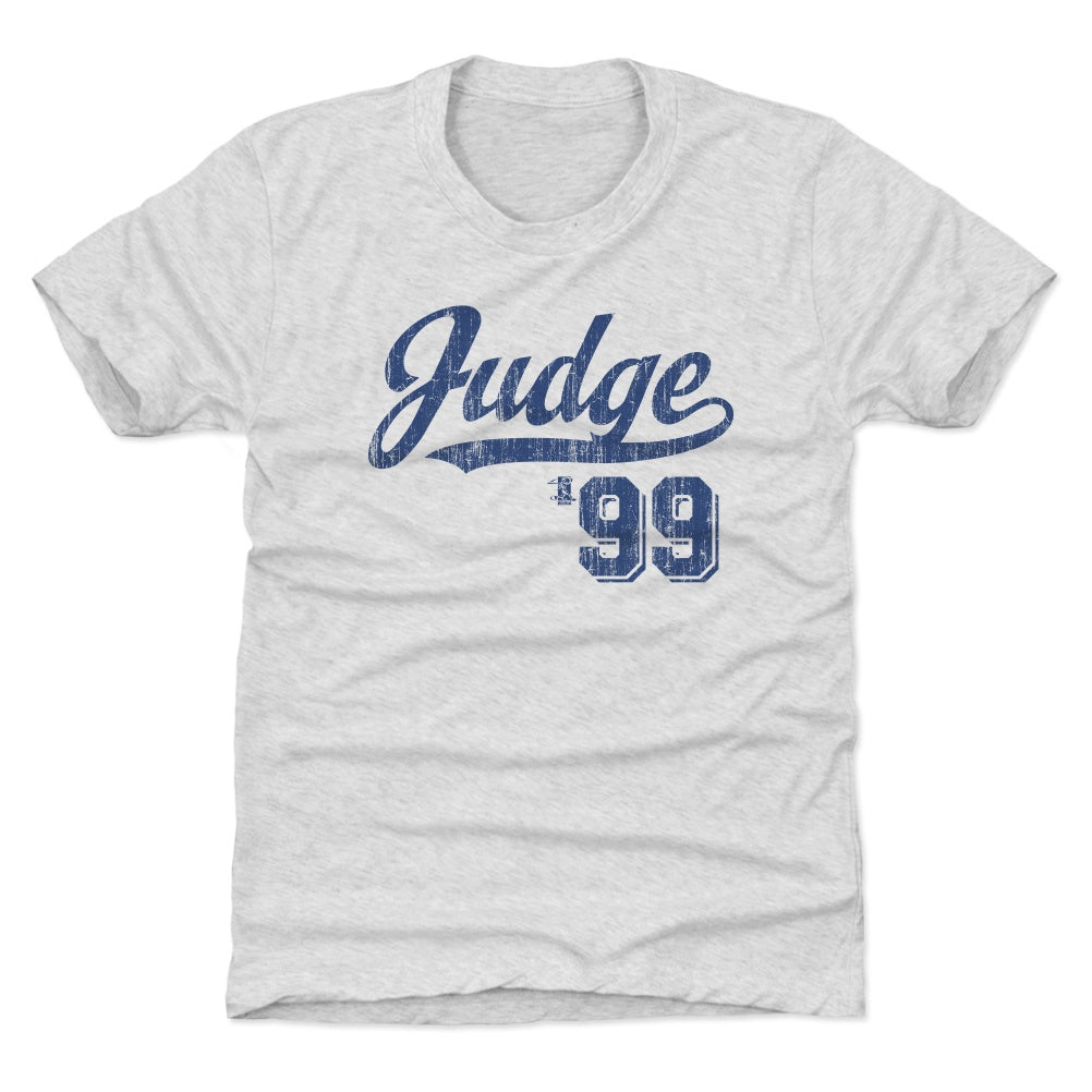 New York Yankees Kids 500 Level Aaron Judge New York Gray Kids Shirt