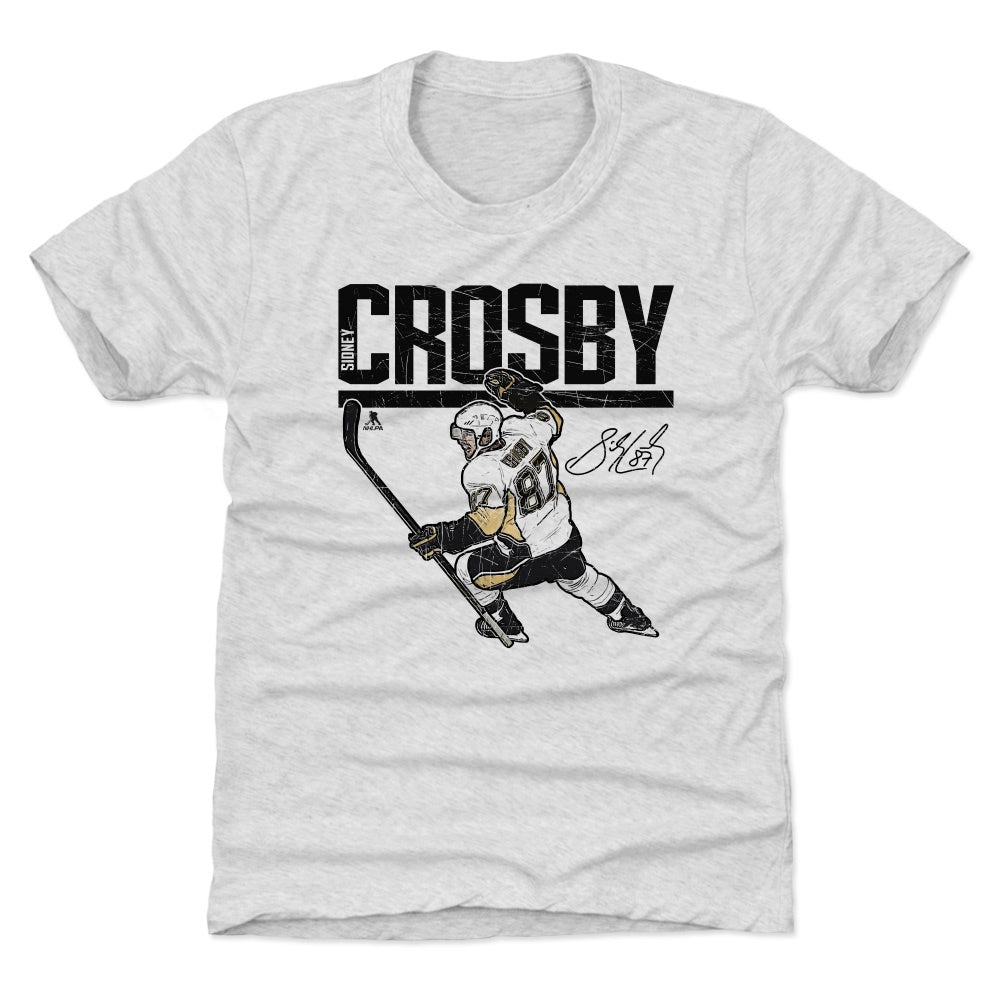 Pittsburgh Penguins Men's 500 Level Tristan Jarry Pittsburgh Gray T-Shirt