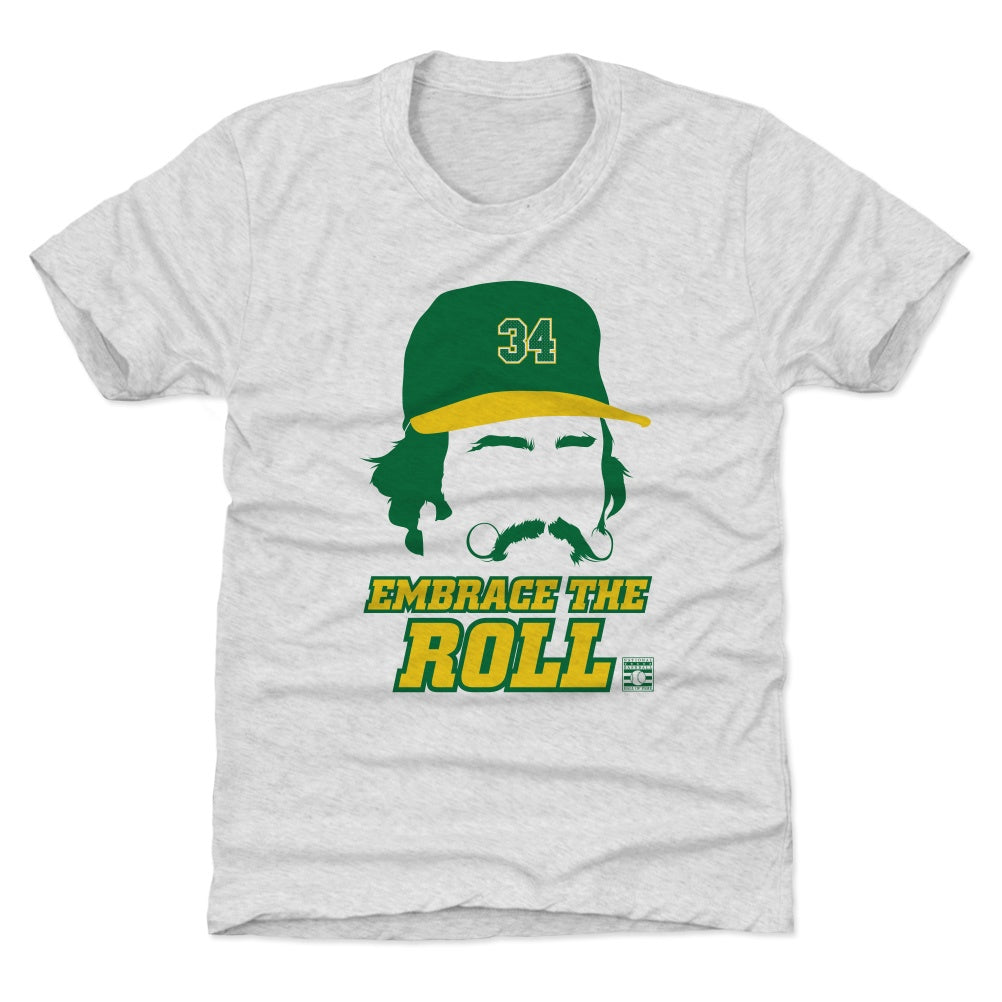 Rollie Fingers Youth Shirt, Oakland Baseball Hall of Fame Kids T-Shirt