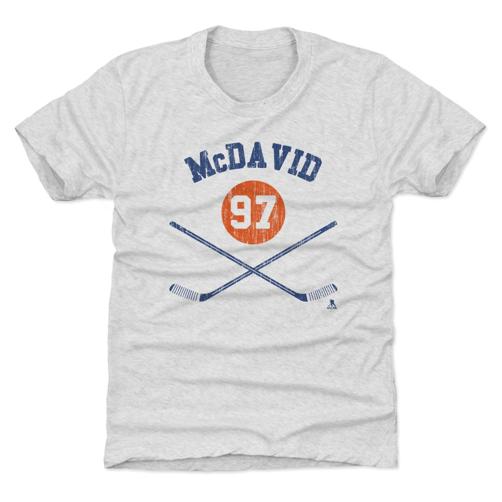 Connor Mcdavid Edmonton Hocket Team Hybrid Logo T Shirt