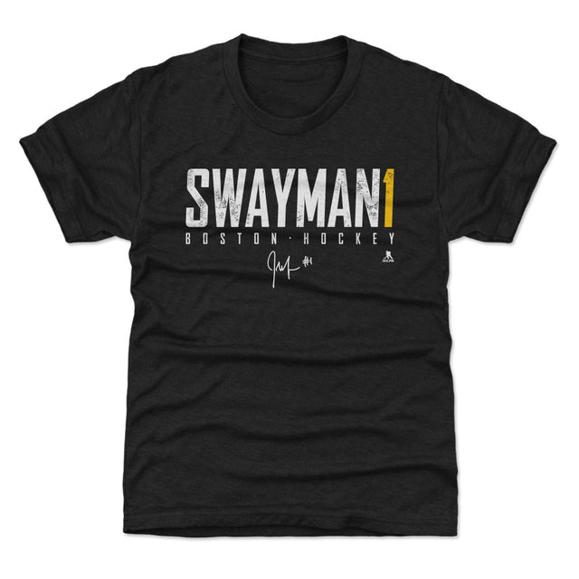 Jeremy Swayman Kids T-Shirt | 500 LEVEL