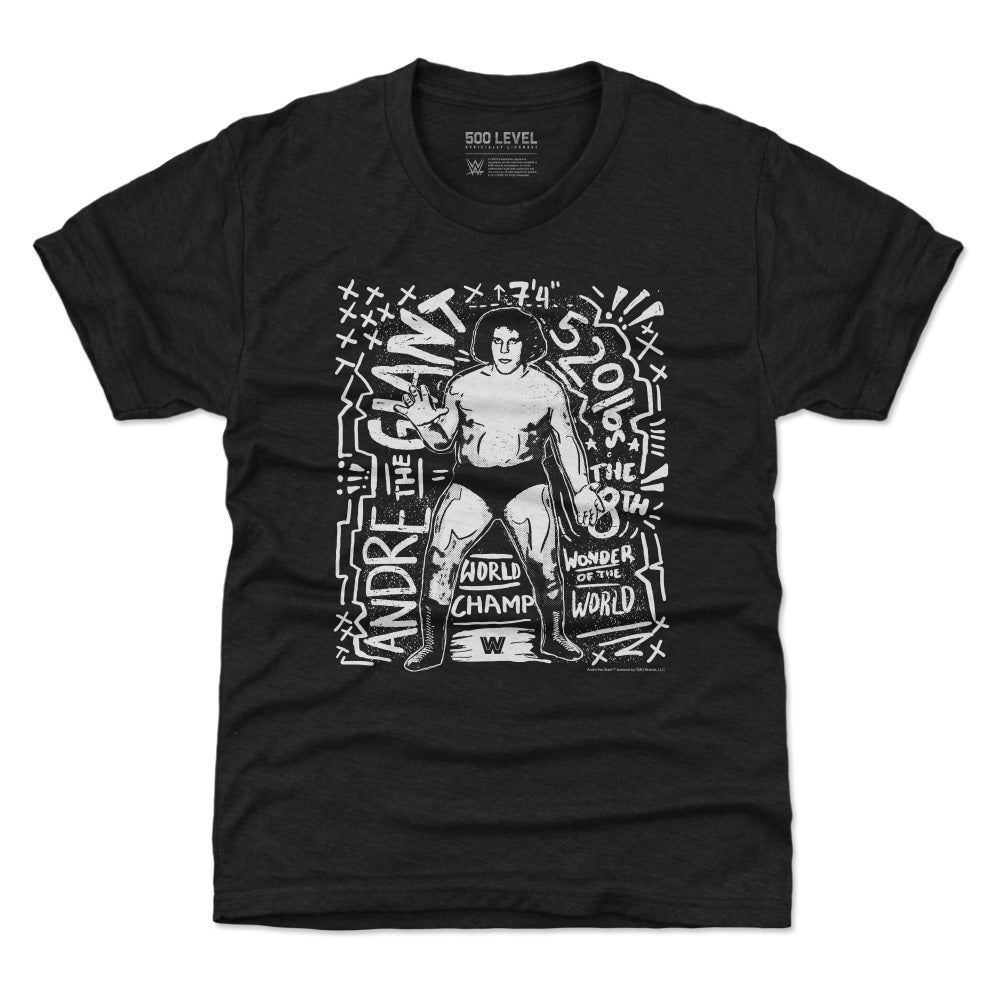 Andre The Giant Kids T-Shirt | 500 LEVEL