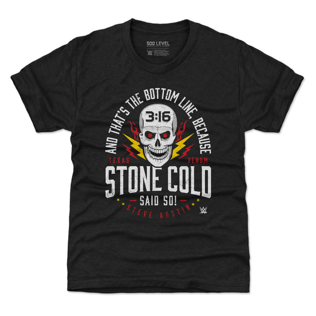 Stone Cold Steve Austin Kids T-Shirt | 500 LEVEL