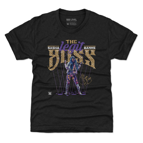 Sasha Banks Kids T-Shirt | 500 LEVEL