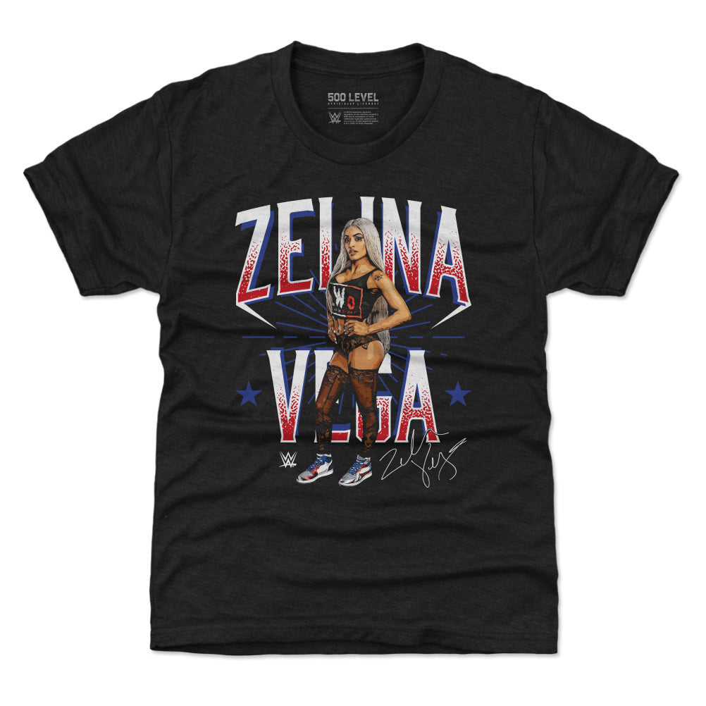 Zelina Vega Kids T-Shirt | 500 LEVEL