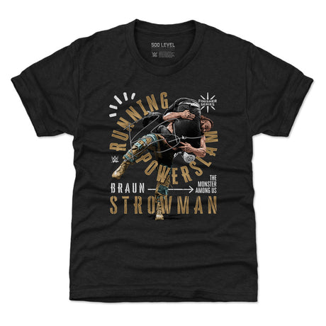 Braun Strowman Kids T-Shirt | 500 LEVEL