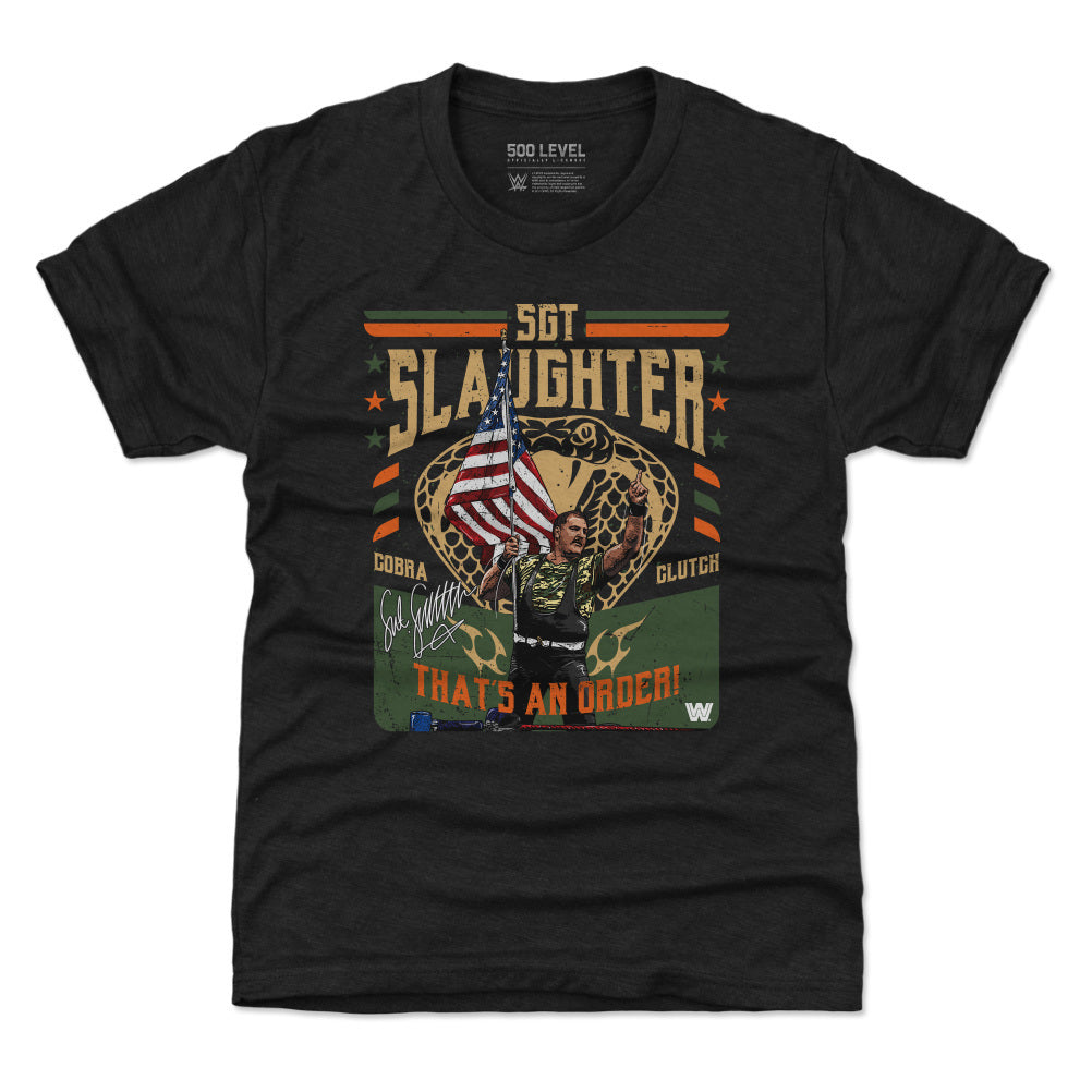 Sgt. Slaughter Kids T-Shirt | 500 LEVEL