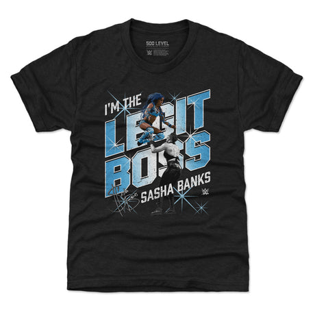 Sasha Banks Kids T-Shirt | 500 LEVEL