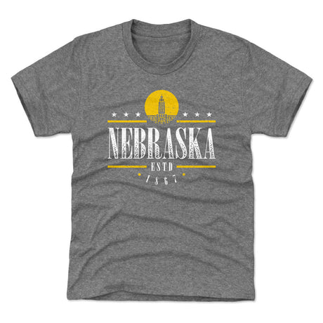Nebraska Kids T-Shirt | 500 LEVEL