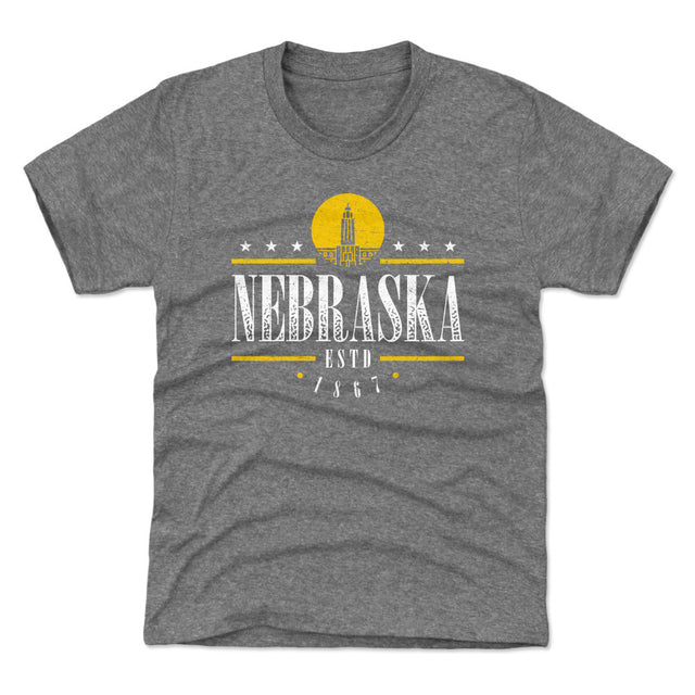 Nebraska Kids T-Shirt | 500 LEVEL