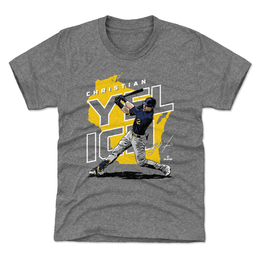 Christian Yelich Kids T-Shirt | 500 LEVEL