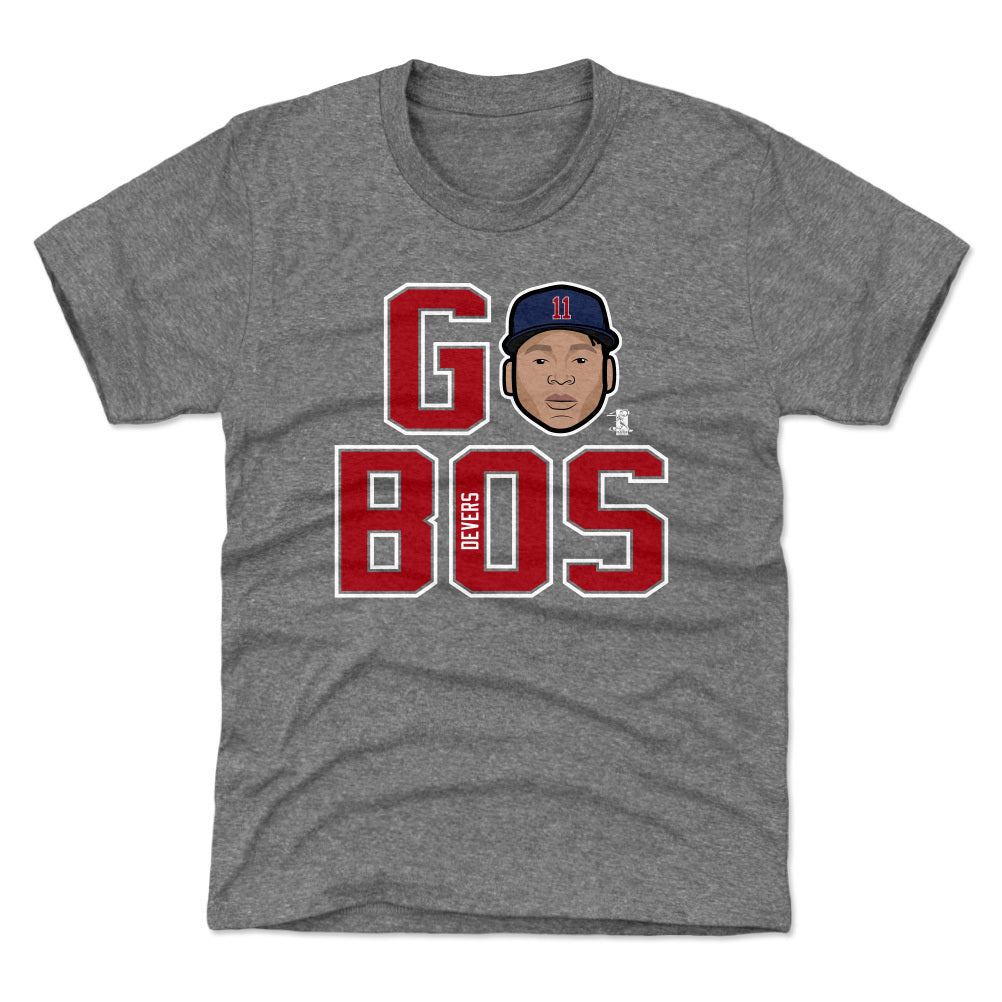 Boston Red Sox Kids 500 Level Rafael Devers Boston Gray Kids Shirt