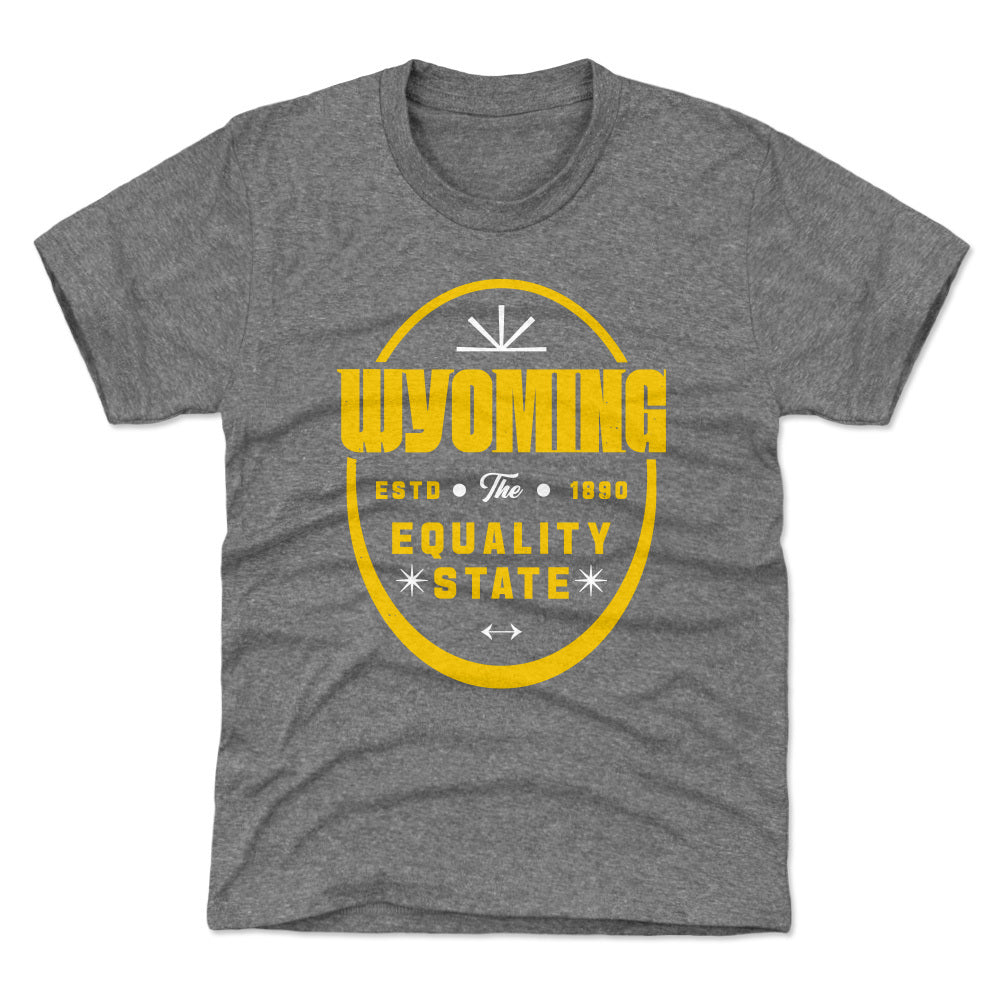 Wyoming Kids T-Shirt | 500 LEVEL