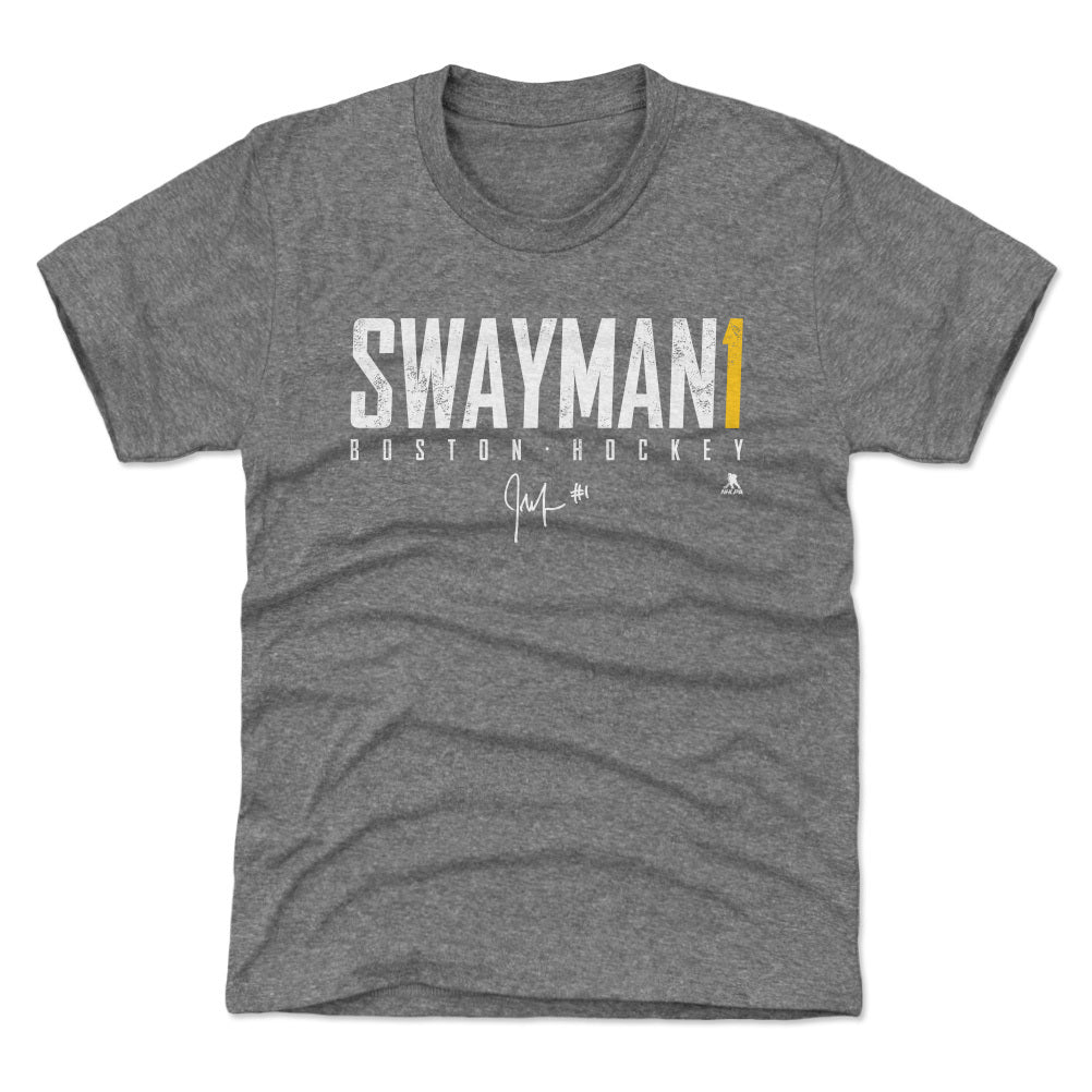 Jeremy Swayman Kids T-Shirt | 500 LEVEL
