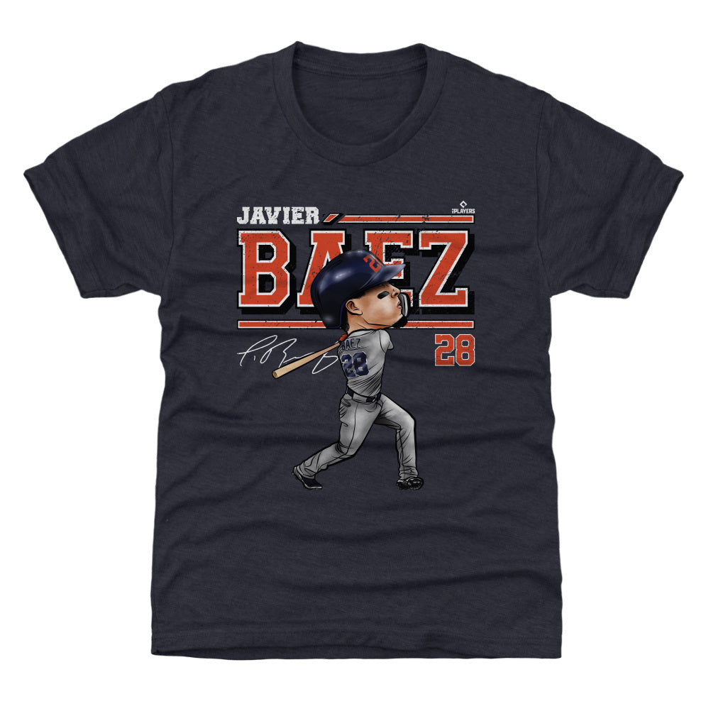 Javier Baez Youth Shirt, Detroit Baseball Kids T-Shirt