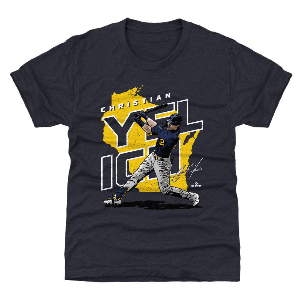 Christian Yelich Kids T-Shirt | 500 LEVEL