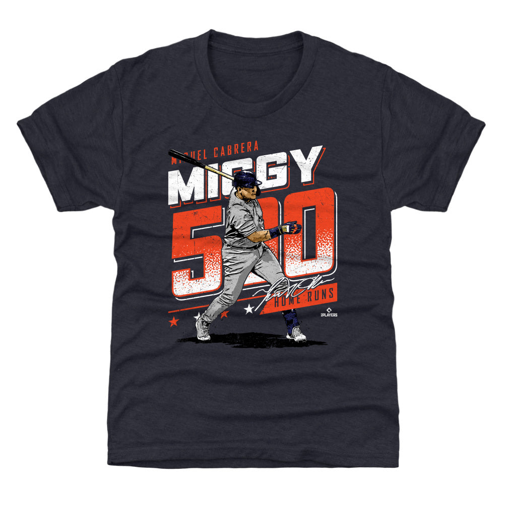 Miguel Cabrera Kids T-Shirt - Tri Navy - Detroit | 500 Level Major League Baseball Players Association (MLBPA)