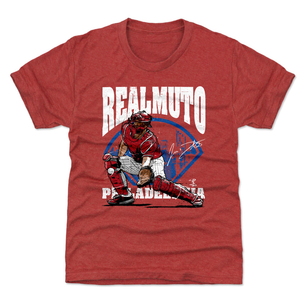 J.T. Realmuto YOUTH Philadelphia Phillies Jersey red