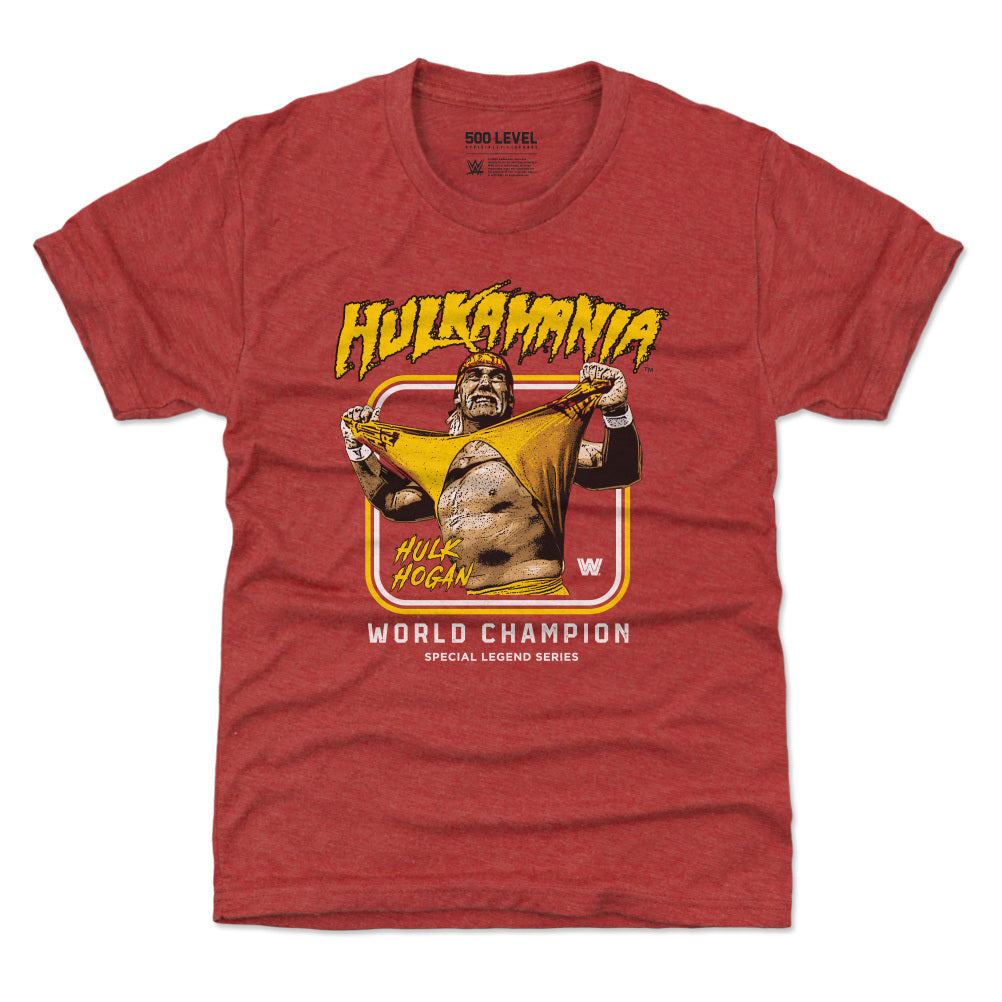 Hulk Hogan Hulkamania Shirt Rip Kids T-Shirt – 500 LEVEL