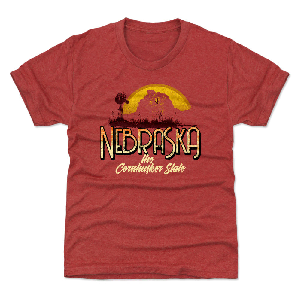 Nebraska Kids T-Shirt | 500 LEVEL