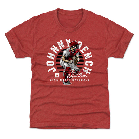 500 LEVEL Johnny Bench Kids T-Shirt – Officially Licensed Baseball Apparel For Boys & Girls