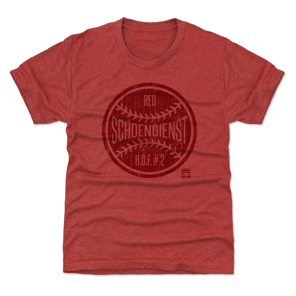 Red Schoendienst Kids T-Shirt | 500 LEVEL