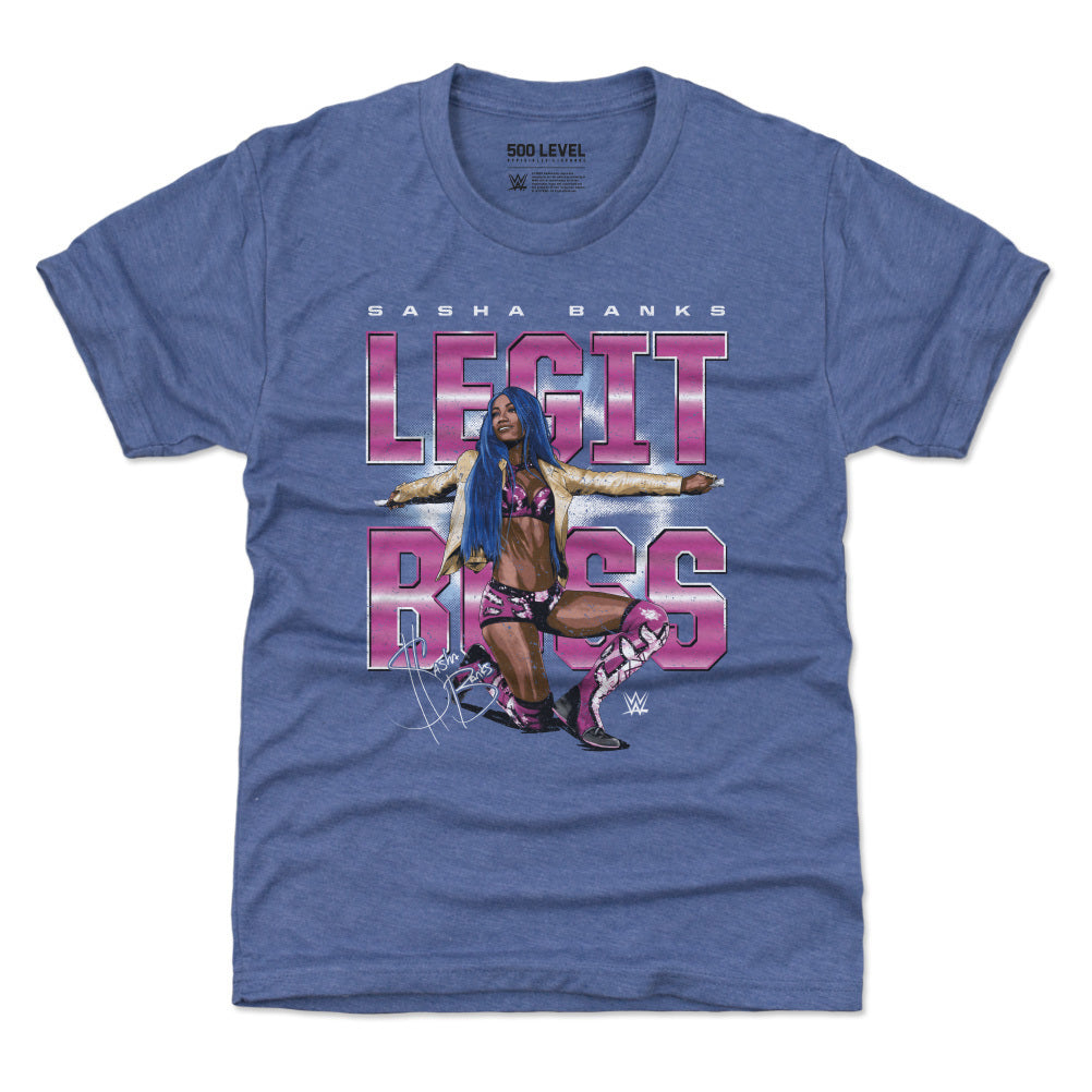 Sasha Banks Kids T-Shirt | 500 LEVEL